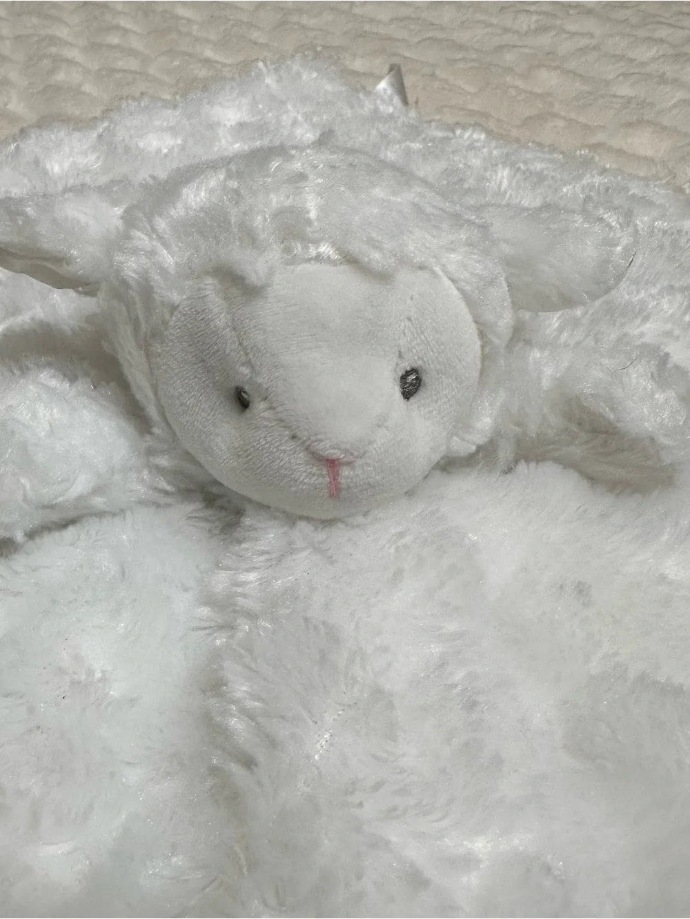 Carter's White Plush Lamb Lovey